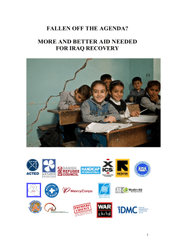 Joint Iraq Policy Brief -with sign-ons