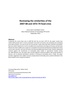 Reviewing the similarities of the 2007-08 and 1972-74 - D-USYS
