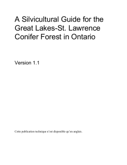 A Silvicultural Guide for the Great Lakes