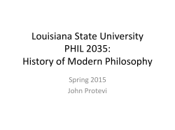 Introduction - John Protevi