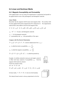 6.4 Linear and Nonlinear Media
