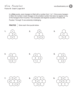 Hive Puzzles - Beast Academy