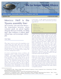 Mexico: Hell is the Tijuana assembly line* The Jus Semper Global