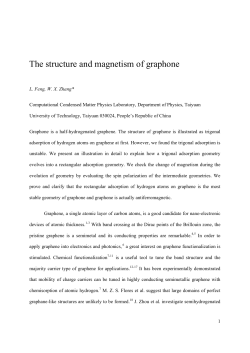 The structure and magnetism of graphone