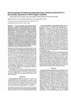 Bacteriophage T4-induced anticodon-loop nuclease