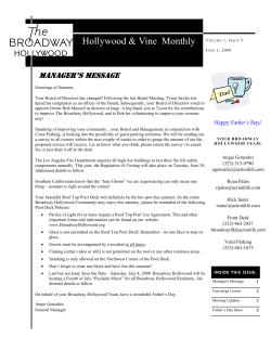 June 2009 - Broadway Hollywood