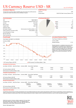 US Currency Reserve USD - SR