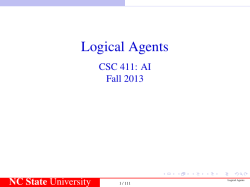 Logical Agents - NC State University