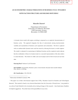 International Economic Review, Vol. 39, No. 4, 969