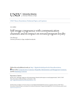 Self-image congruence with communication channels and its impact