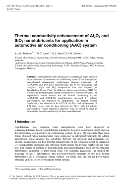 Thermal conductivity enhancement of Al2O3 and SiO2