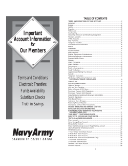Member Account Agreement PDF - NavyArmy Community Credit