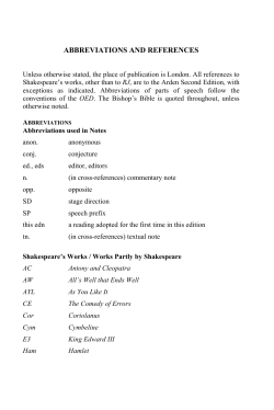 abbreviations and references