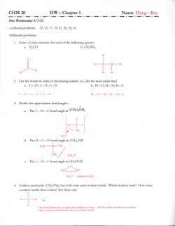 CHM20 HW-Chapter 1 &bdquo;Name Dang