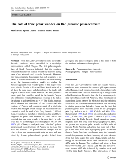 The role of true polar wander on the Jurassic palaeoclimate