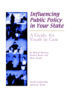 Influencing Public Policy in Your State A Guide for Youth in