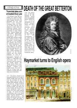 1710: The greatest actor of the age, honoured by four monarchs