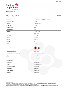 Ethylene Glycol BioChemica A3682
