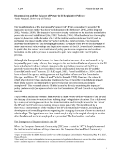 Bicameralism and the Balance of Power in EU Legislative Politics