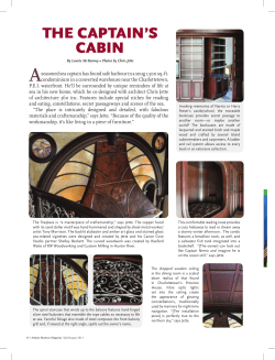 the captain`s cabin - Atlantic Business Magazine