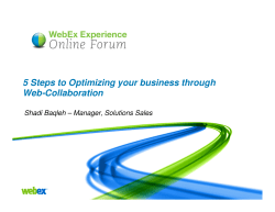 5 Steps to Optimizing your business through Web