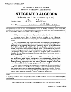 integrated algebra
