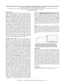 Effect of mechanical convection on the partitioning of an iodinated