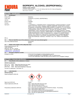 ISOPROPYL ALCOHOL (ISOPROPANOL)