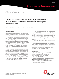 A-2012A: DNA Cell Cycle Analysis with 4`. 6