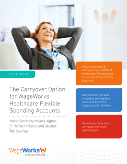 Carryover Brochure