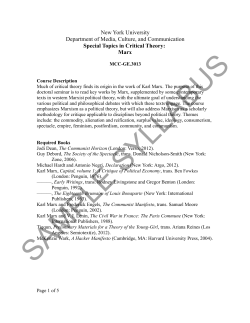sample syllabus - NYU Steinhardt