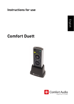 Comfort Duett - Comfort Audio AB