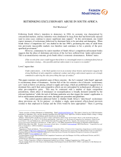 rethinking exclusionary abuse in south africa