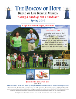 Upload PDF - Bread of Life Rescue Mission