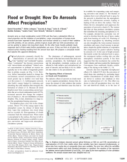 Flood or Drought: How Do Aerosols Affect Precipitation?