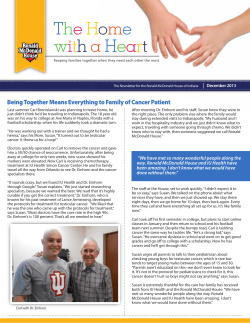 The Home with a Heart - Ronald McDonald House of Indiana