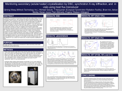 Monitoring secondary (solute+water)