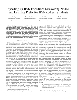 Discovering NAT64 and Learning Prefix for IPv6 Address Synthesis