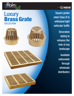 Brass Grates Brochure