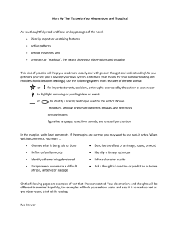 Annotating Hints and Examples