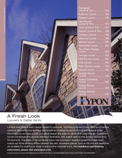A Fresh Look - Reisterstown Lumber Company