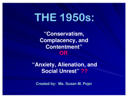 THE 1950s - Denver Public Schools