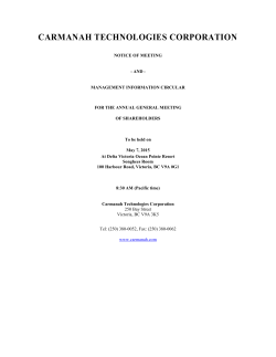 2015 Information Circular