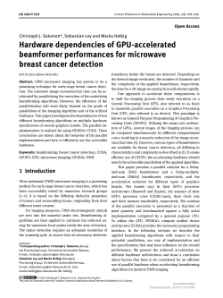 Hardware dependencies of GPU-accelerated