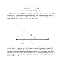 Discussion Problem Solutions