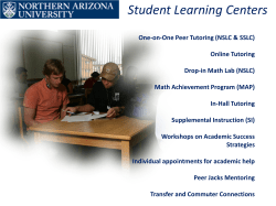 Student Learning Centers