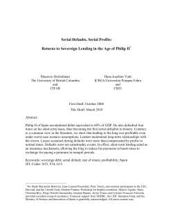 Serial Defaults, Serial Profits: Returns to Sovereign Lending in the