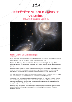 Cosmic Crashes Get Galaxies in a Spin