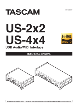 US-2x2/US-4x4 Reference Manual