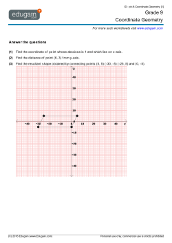 Grade 9 Coordinate Geometry